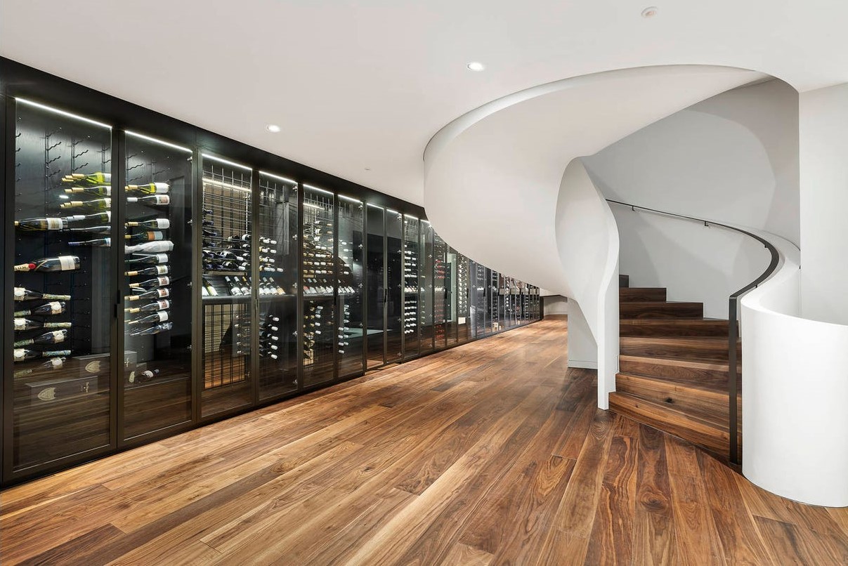 Prime Building Surveyors Toorak Residence wine cellar