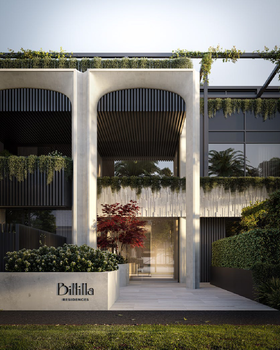 Prime Building Surveyors Billilla Residence exterior entrance 